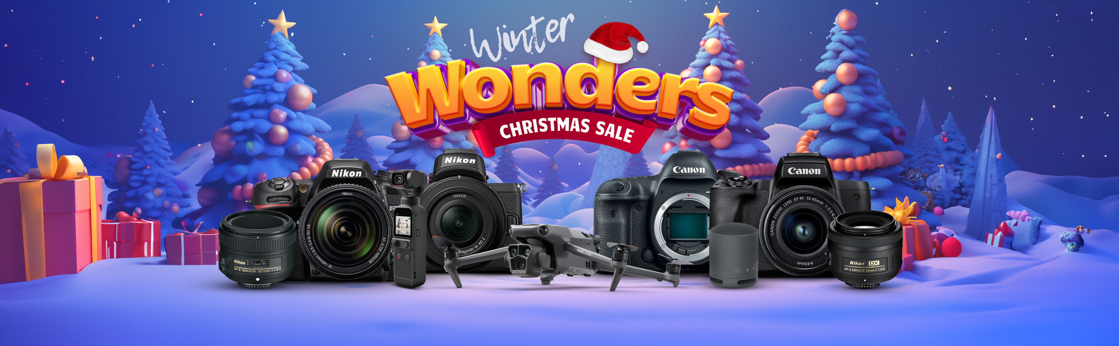 Winter Wonders December Sale 2024 CameraLK   Christmas Web  